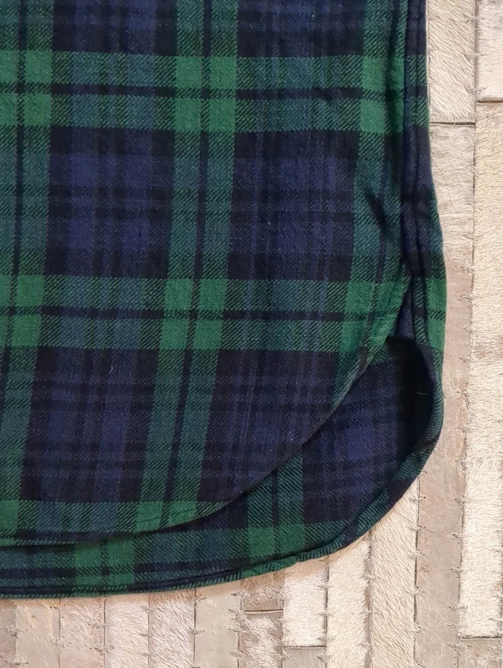 Polo Ralph Lauren Men's XL Green Blue Plaid 100% Cotton Flannel Shirt